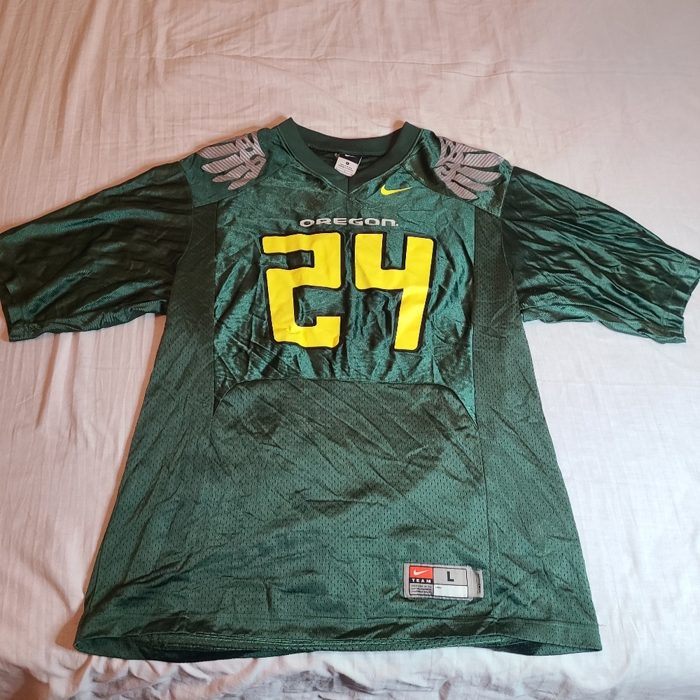 Vintage Kenjon Barner Nike Oregon Ducks Football Jersey